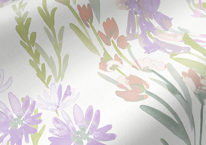 Foxglove Field, Pastel Spring - Twist&Fit Roller Blind - Image 4